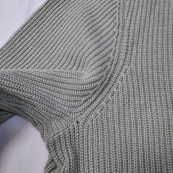 Magaschoni Man Cotton Crewneck Sweater Sage Mint M - Picture 12 of 12